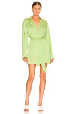 Spring 2022 Dress Shirt With Waist Tie