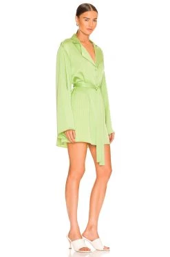 Spring 2022 Dress Shirt With Waist Tie