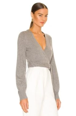 Holiday 2021 Balloon Sleeve Wrap Tops