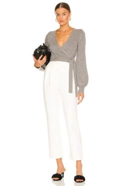 Holiday 2021 Balloon Sleeve Wrap Tops