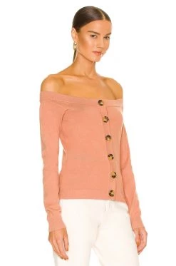 Holiday 2021 Peony Off Shoulder Sweater Tops