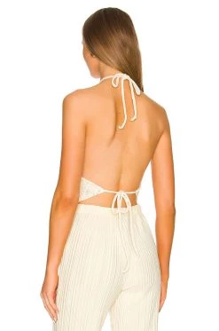 Summer 2022 Tops Valo Crochet Halter Top