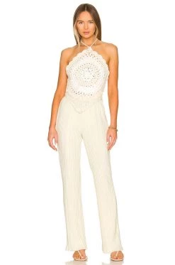 Summer 2022 Tops Valo Crochet Halter Top